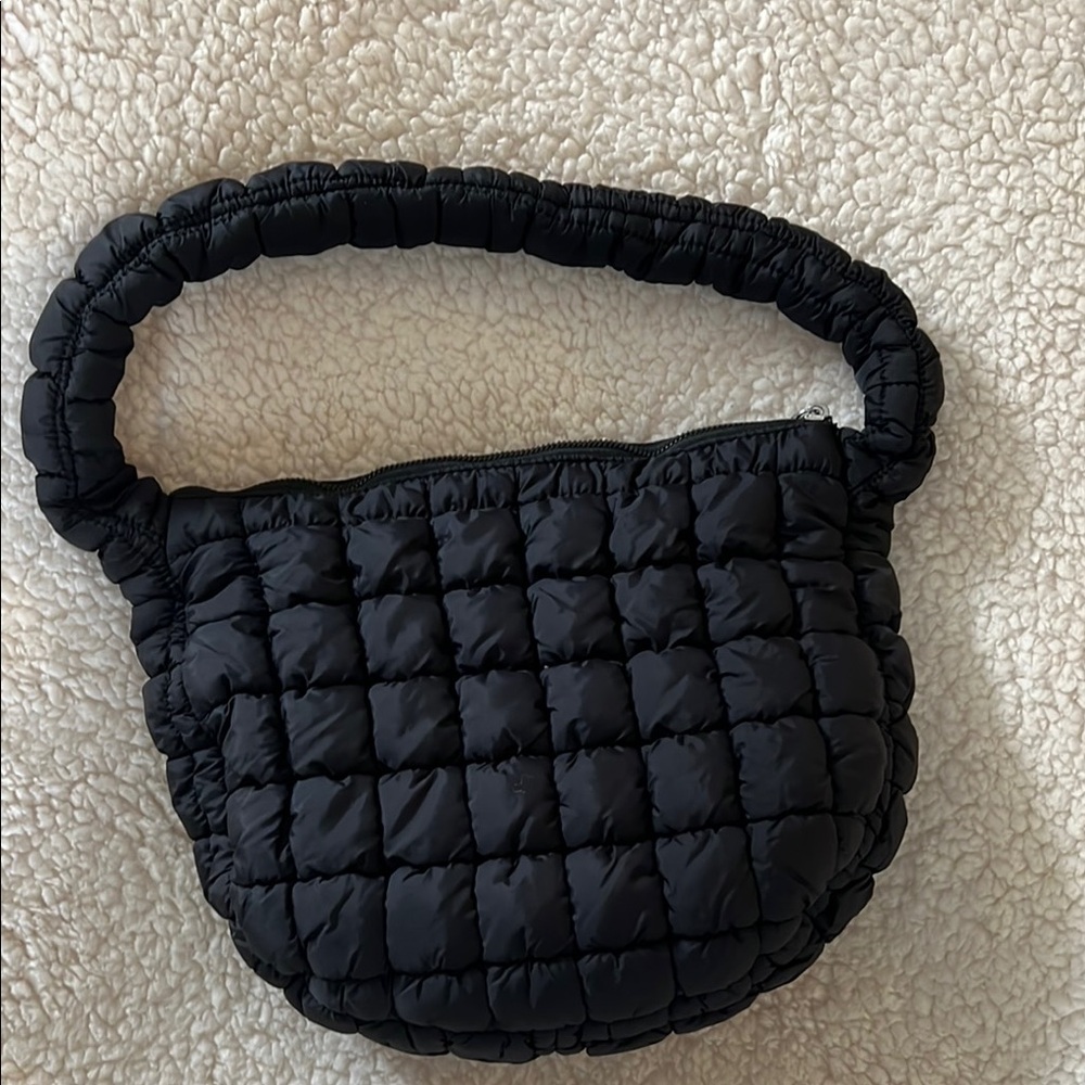 Black Quilted Handbag